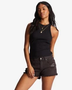 Billabong Drift Away Frayed Shorts BLACK