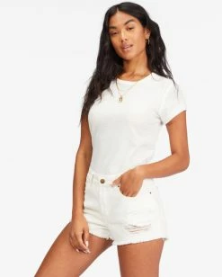 Billabong Drift Away Frayed Shorts SALT CRYSTAL 1 (sc1) -billabong shop j250ubdr billabongw sc1 sd1 3