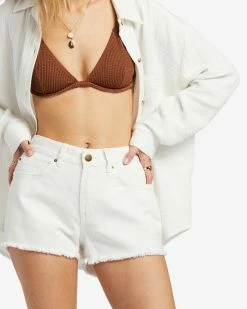 Billabong Drift Away Frayed Shorts SALT CRYSTAL (scs) -billabong shop j250ubdr billabongw scs dtl1 1