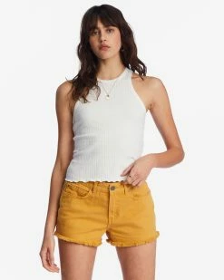 Billabong Drift Away Frayed Shorts GOLDIE (ykv0)