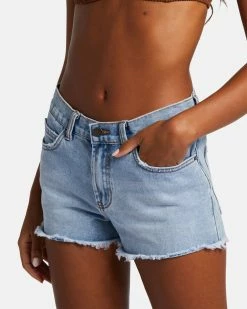 Billabong Drift Away Frayed Denim Shorts SURF SPRAY (bfcw) 10 Billabong Drift Away Frayed Denim Shorts SURF SPRAY (bfcw) -billabong shop j251ubdr billabongw bfcw dtl2