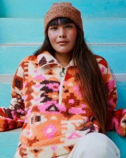 Billabong Time Off Half-Zip Fleece Pullover CANYON SUNSET (nhy0)