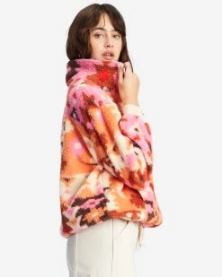 Billabong Time Off Half-Zip Fleece Pullover CANYON SUNSET (nhy0) -billabong shop j6413bti billabongw nhy0 sd2