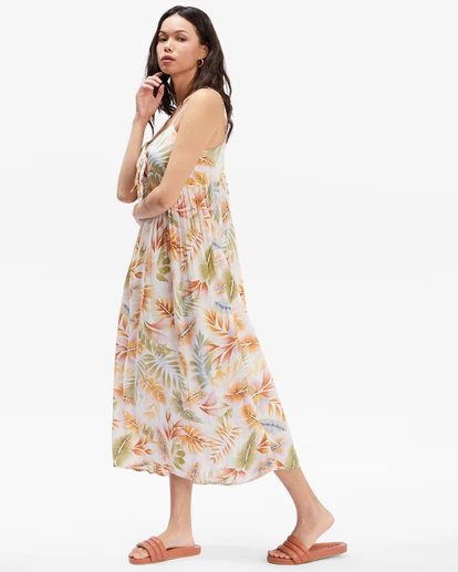 Billabong Twist It Dress WHITE/MULTI (wmu) 6 Billabong Twist It Dress WHITE/MULTI (wmu) - Image 6