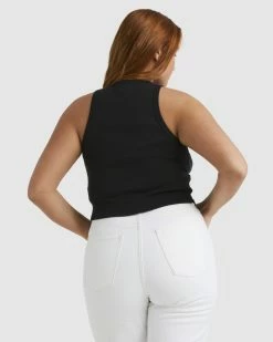Billabong Jessie Tank Top BLACK -billabong shop ubjkt00115 billabongw blk bck1