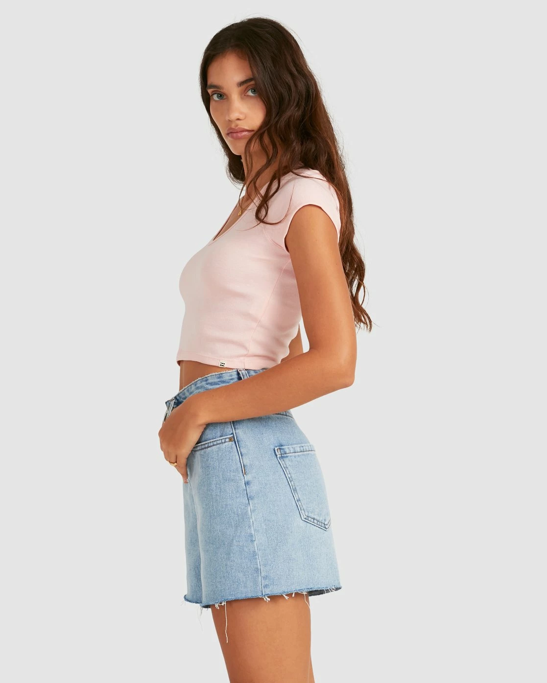 Billabong Baby Vee T-Shirt PALE PINK (ppi) 4 Billabong Baby Vee T-Shirt PALE PINK (ppi) - Image 4