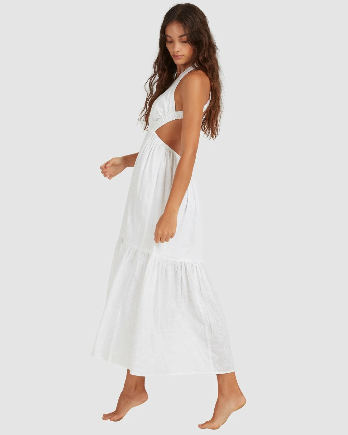 Billabong Shore Thing Maxi Dress WHITE (wht) 2 Billabong Shore Thing Maxi Dress WHITE (wht) - Image 2