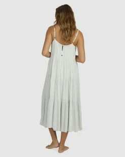 Billabong On The Beach Maxi Dress TEAL (tea) -billabong shop ubjwd00157 billabongw tea bck1