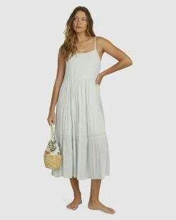 Billabong On The Beach Maxi Dress TEAL (tea) -billabong shop ubjwd00157 billabongw tea frt1