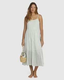 Billabong On The Beach Maxi Dress TEAL (tea) -billabong shop ubjwd00157 billabongw tea frt2