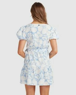 Billabong Beyond Blue Wrap Dress SWEET BLUE (bka0) -billabong shop ubjwd00164 billabongw bka0 bck1