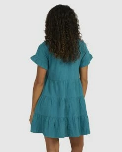 Billabong Pixie Babydoll Dress BAYOU (bqj0) -billabong shop ubjwd00277 billabongw bqj0 bck1