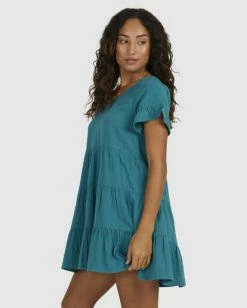 Billabong Pixie Babydoll Dress BAYOU (bqj0) -billabong shop ubjwd00277 billabongw bqj0 sd1 1