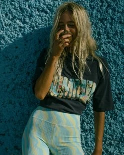 Billabong Waves For Dayz Boyfriend T-Shirt OFF BLACK (ofb)