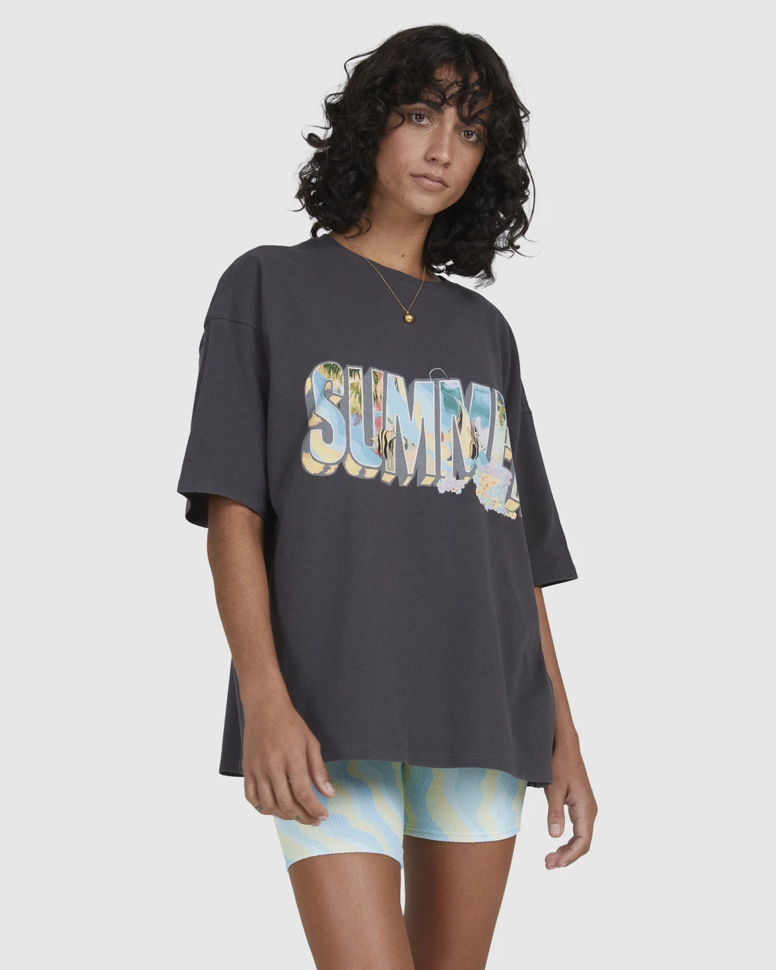 Billabong Waves For Dayz Boyfriend T-Shirt OFF BLACK (ofb) 5 Billabong Waves For Dayz Boyfriend T-Shirt OFF BLACK (ofb) - Image 5