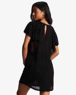 Billabong Out For Waves Cover-Up Dress BLACK PEBBLE (bpb) -billabong shop xv07tbou billabongw bpb bck1 1