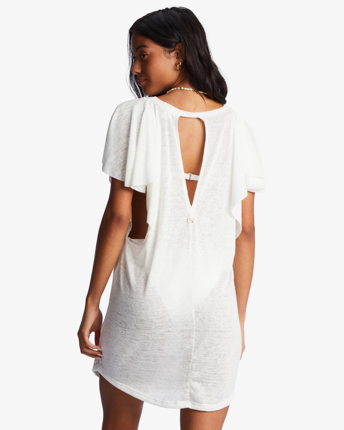 Billabong Out For Waves Cover-Up Dress SALT CRYSTAL 2 (sc2) 3 Billabong Out For Waves Cover-Up Dress SALT CRYSTAL 2 (sc2) - Image 3