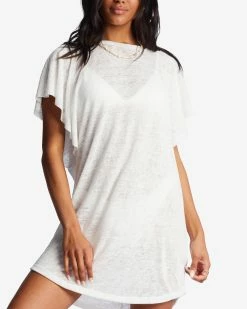 Billabong Out For Waves Cover-Up Dress SALT CRYSTAL 2 (sc2) 9 Billabong Out For Waves Cover-Up Dress SALT CRYSTAL 2 (sc2) -billabong shop xv07tbou billabongw sc2 dtl1 1