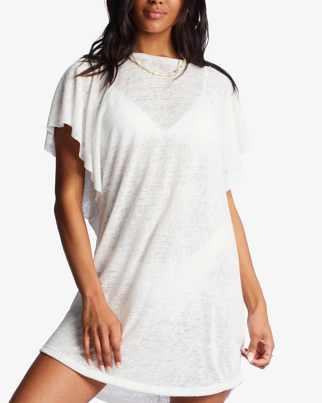 Billabong Out For Waves Cover-Up Dress SALT CRYSTAL 2 (sc2) 4 Billabong Out For Waves Cover-Up Dress SALT CRYSTAL 2 (sc2) - Image 4