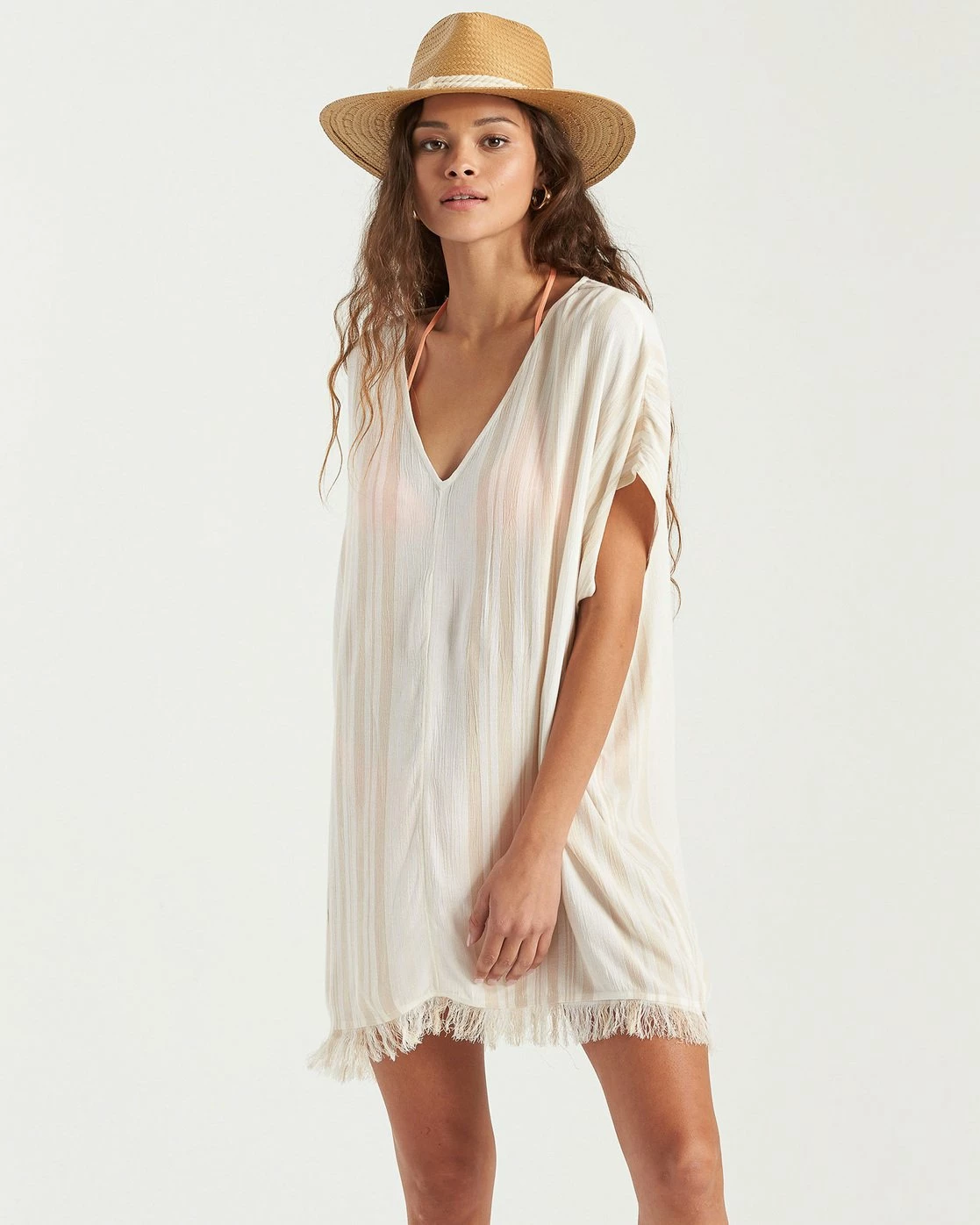 Billabong Walk Away Tunic Top SALT CRYSTAL (scs) 1 Billabong Walk Away Tunic Top SALT CRYSTAL (scs)