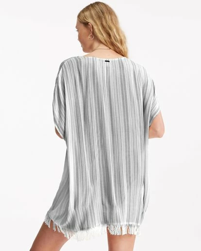 Billabong Walk Away Tunic Top WHITE/MULTI (wmu) 6 Billabong Walk Away Tunic Top WHITE/MULTI (wmu) - Image 6