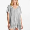 Billabong Walk Away Tunic Top WHITE/MULTI (wmu)