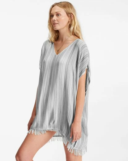Billabong Walk Away Tunic Top WHITE/MULTI (wmu) 5 Billabong Walk Away Tunic Top WHITE/MULTI (wmu) - Image 5